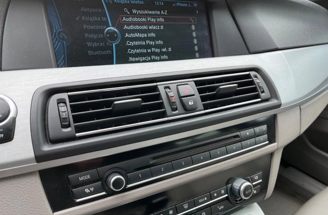 BMW Seria 5 cena 69999 przebieg: 199000, rok produkcji 2012 z Barczewo małe 596